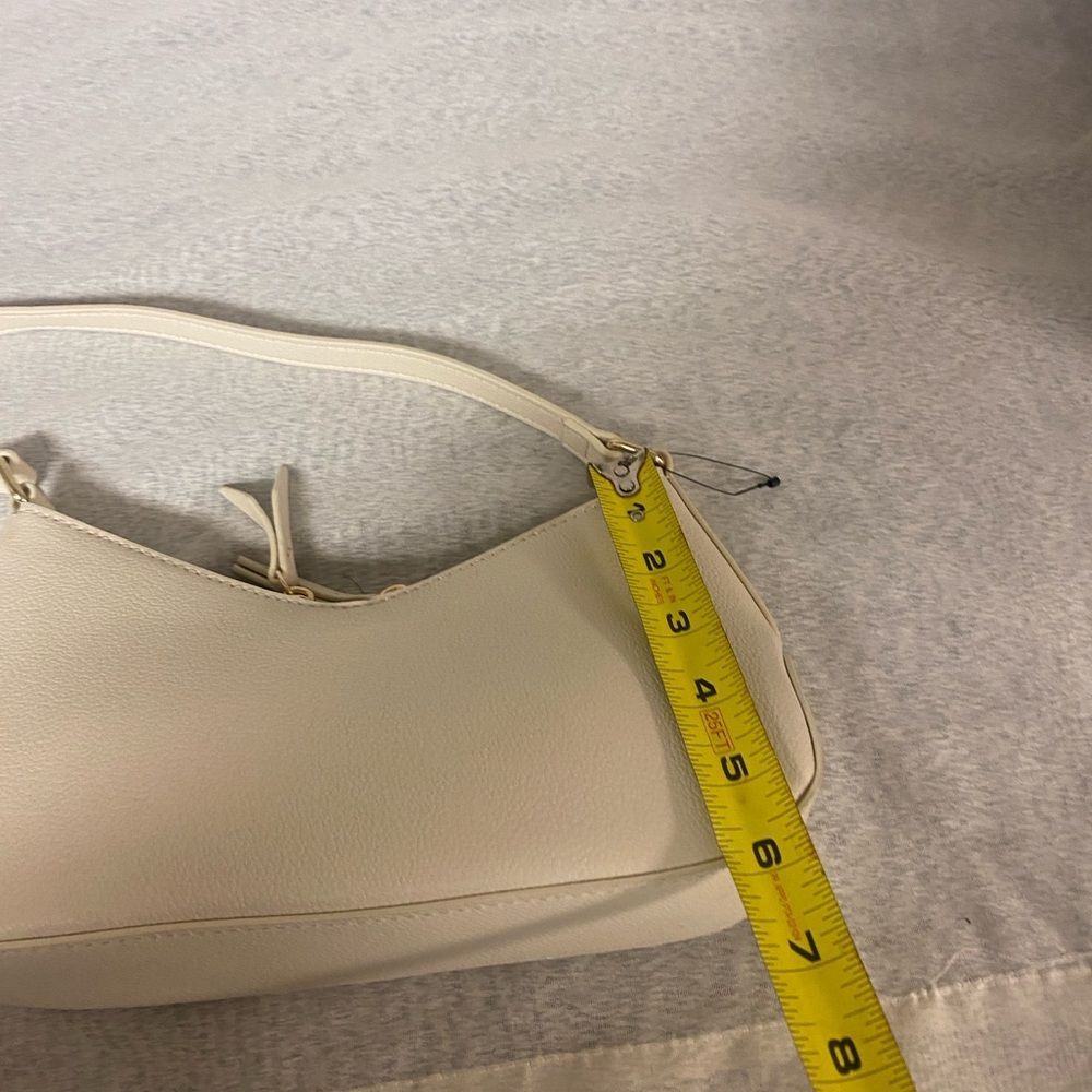 NWOT Mini Ivory Vegan Handbag - Picture 7 of 9